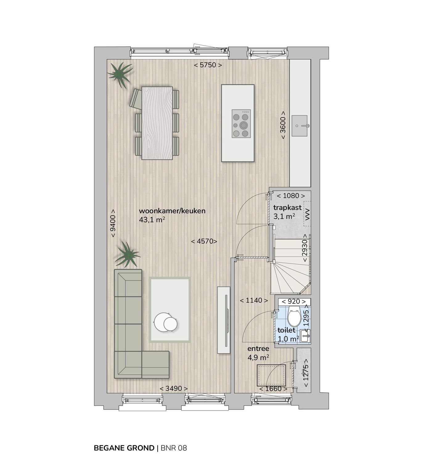 Foto 5 van Singelwoning (Bouwnr. 8)