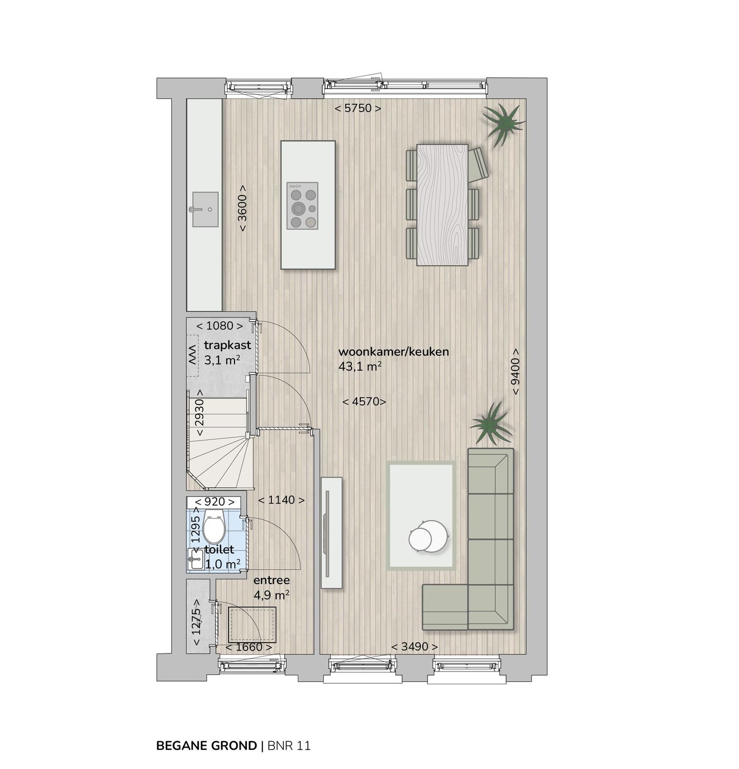 Foto 5 van Singelwoning (Bouwnr. 11)