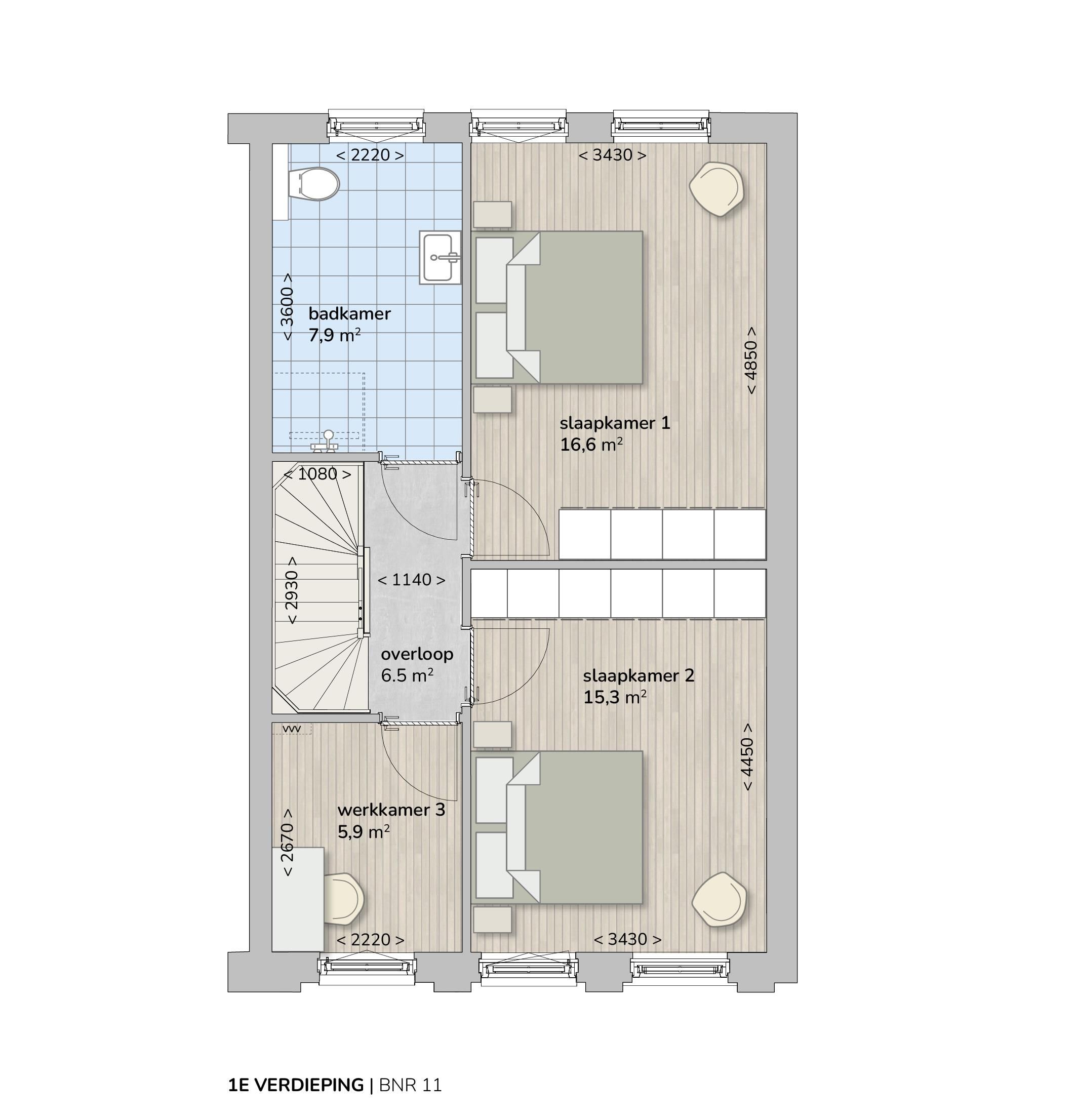 Foto 6 van Singelwoning (Bouwnr. 11)