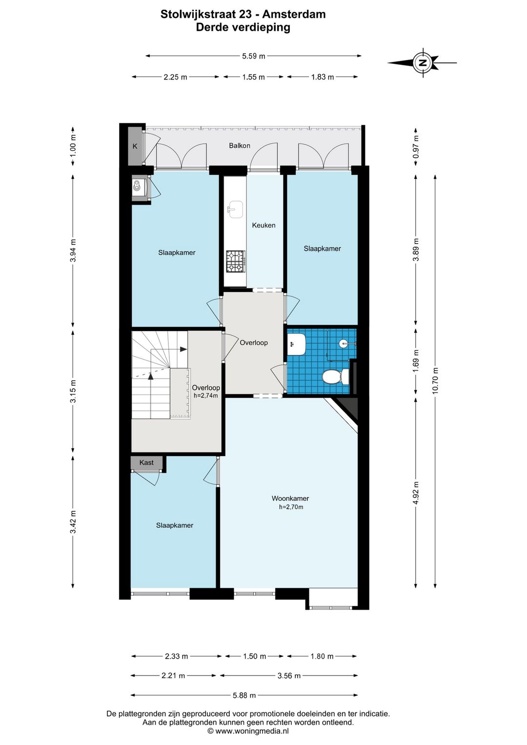 Foto 38 van Stolwijkstraat 23-1