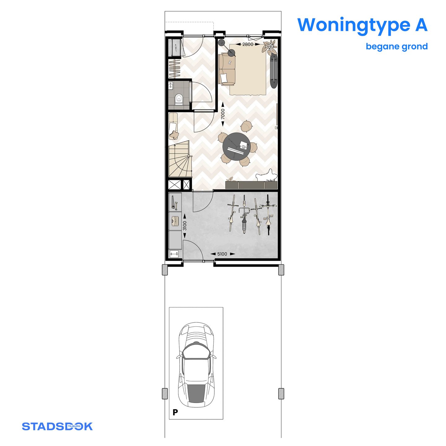 Foto 19 van Stadsdok Tilburg (Galjoenstraat) (Bouwnr. 22)