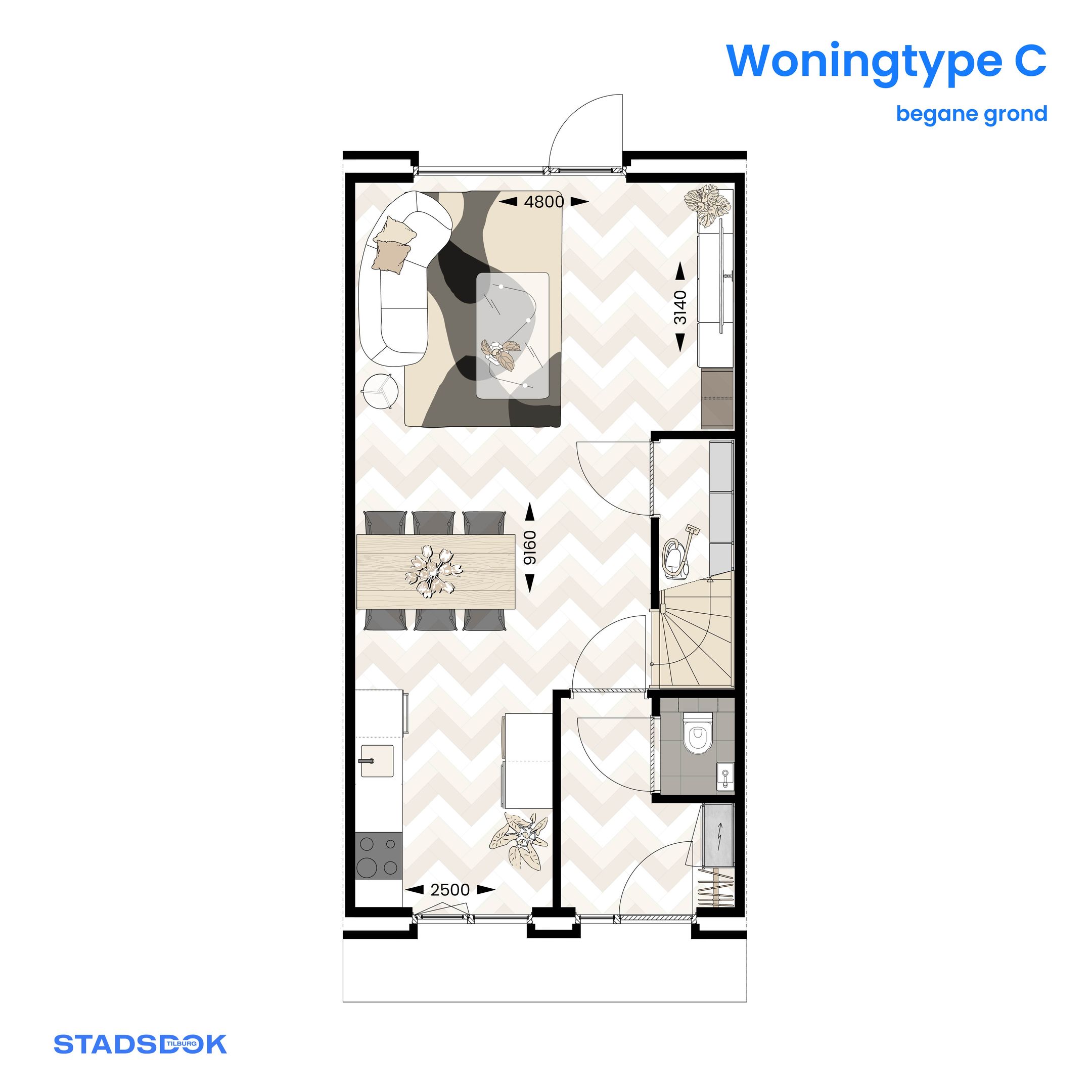 Foto 12 van Stadsdok Tilburg (Galjoenstraat) (Bouwnr. 11)