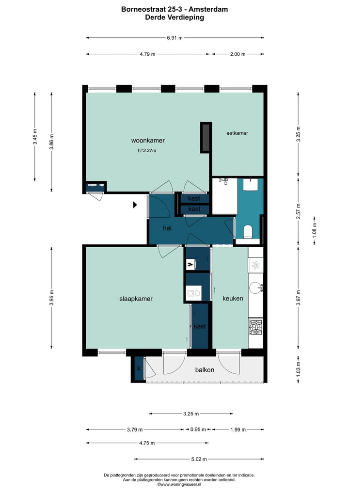 Foto 26 van Borneostraat 25-3