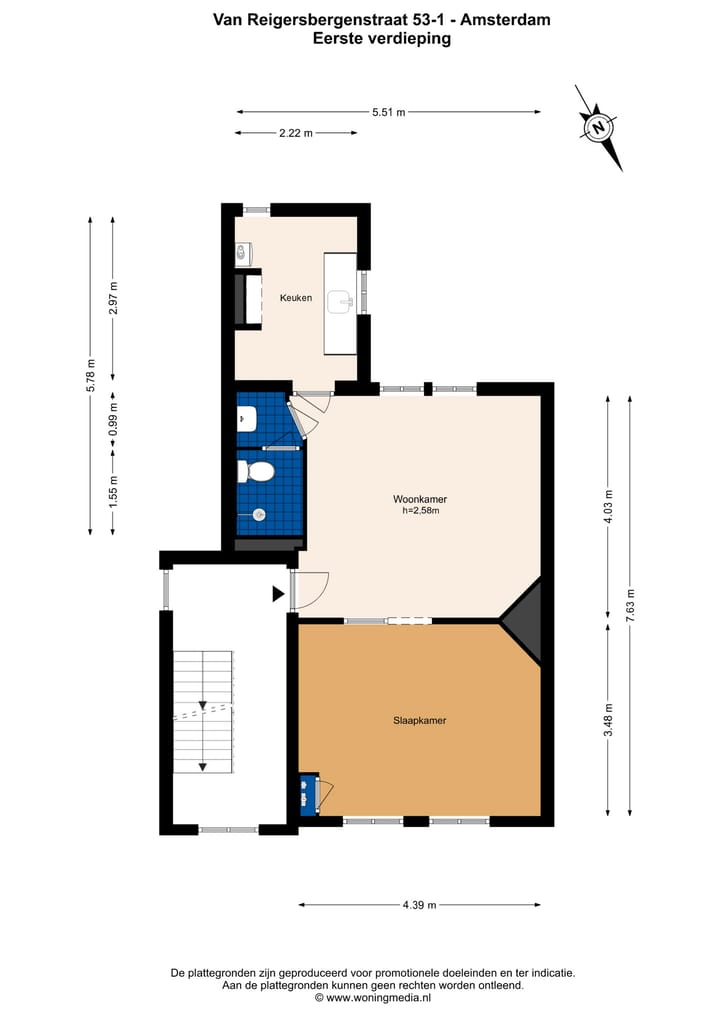 Foto 26 van Van Reigersbergenstraat 53-1