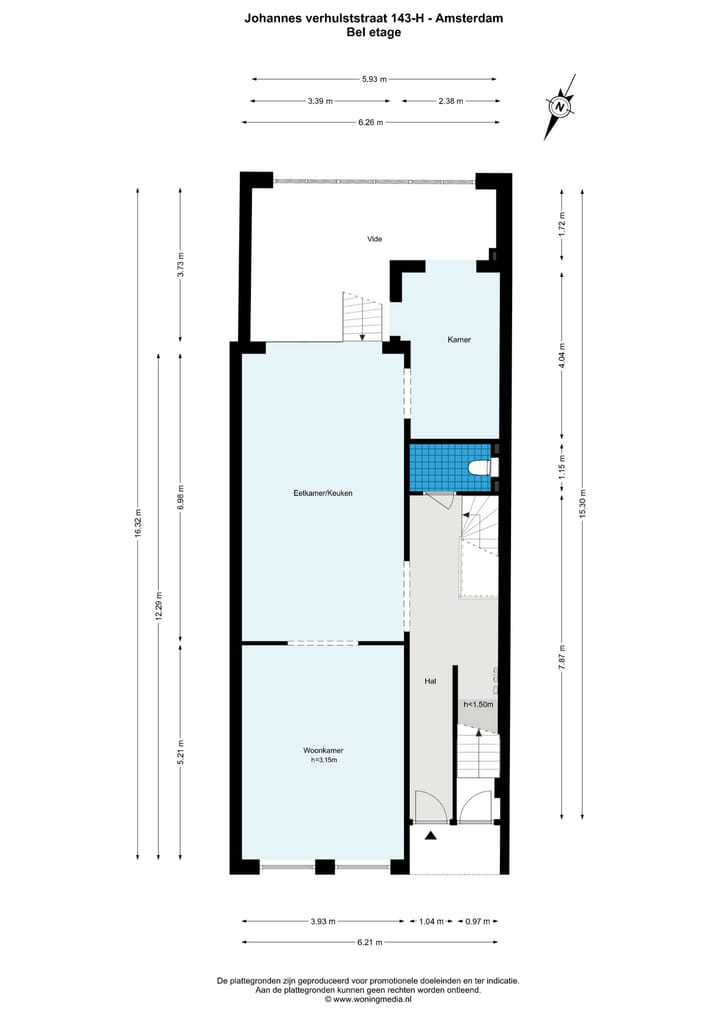 Foto 4 van Johannes Verhulststraat 143-A