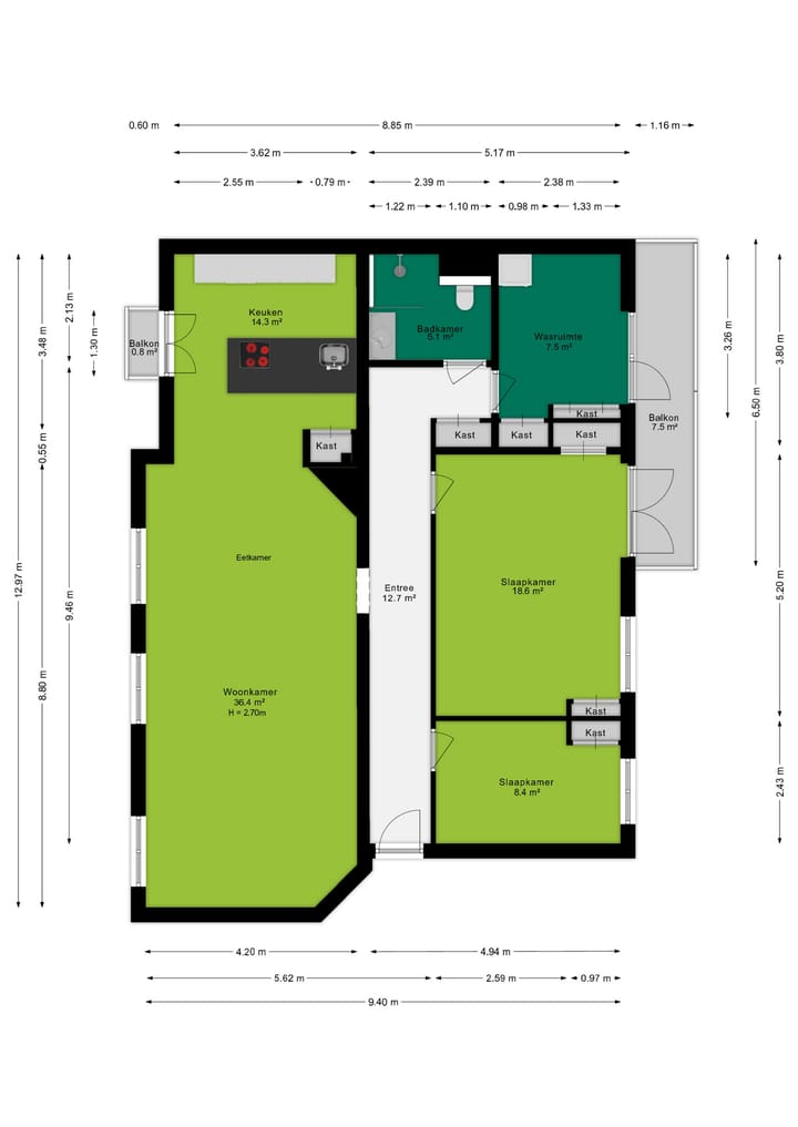 Foto 33 van Jansbuitensingel 16-4