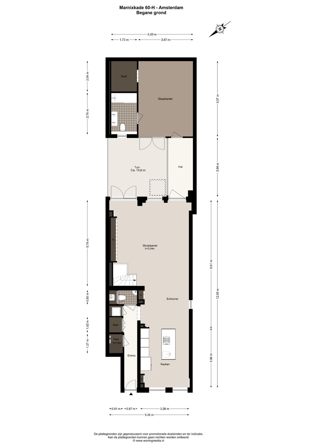 Foto 32 van Marnixkade 60-H