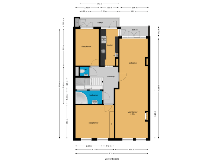 2e verdieping