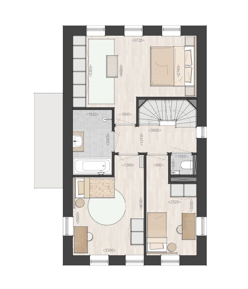 Foto 3 van Bouwnummer 56 (Bouwnr. 56)