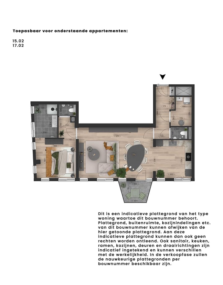 Foto 2 van Metterswane l Fase 2 l 2-kamer appartement (Bouwnr. 15.02)