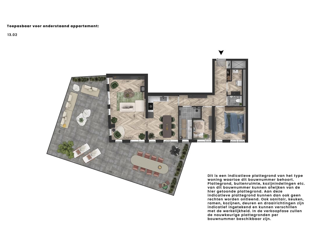 Foto 2 van Metterswane l Fase 2 | 3-kamer appartement (Bouwnr. 13.02)