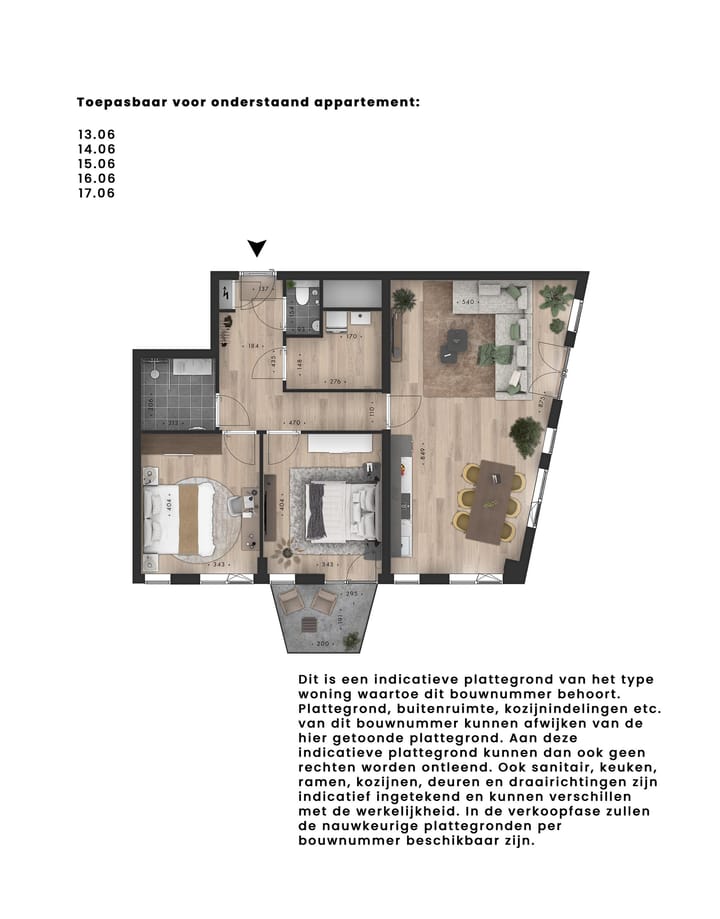 Foto 2 van Metterswane l Fase 2 | 3-kamer appartement (Bouwnr. 13.06)