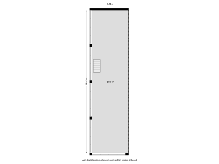 Zolder 1e verdieping