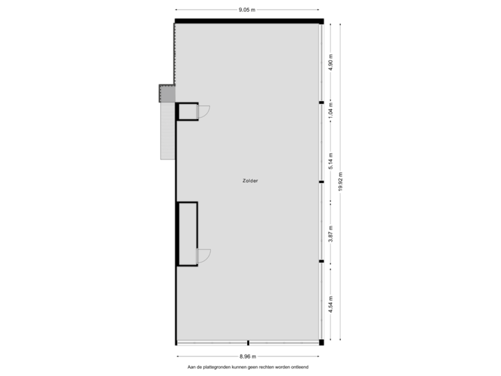 Zolder 1e verdieping (2)