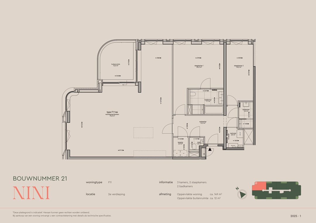 Foto 13 van F11 (Bouwnr. 21)