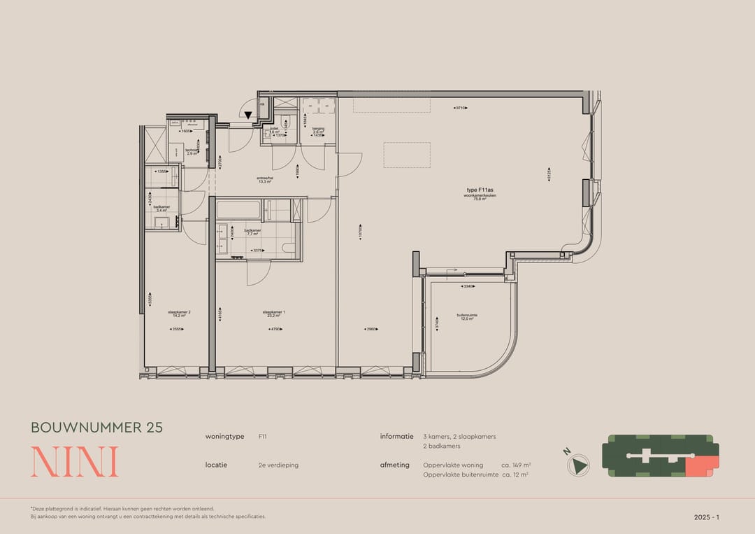 Foto 13 van F11 (Bouwnr. 25)