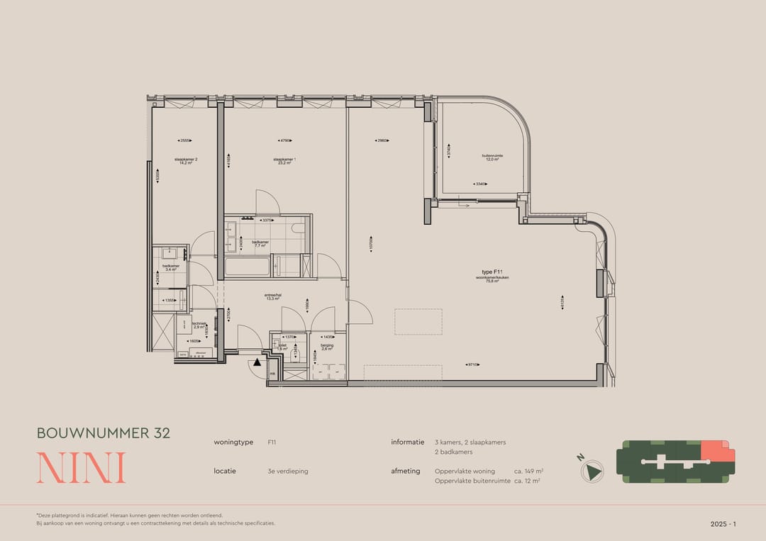 Foto 13 van F11 (Bouwnr. 32)