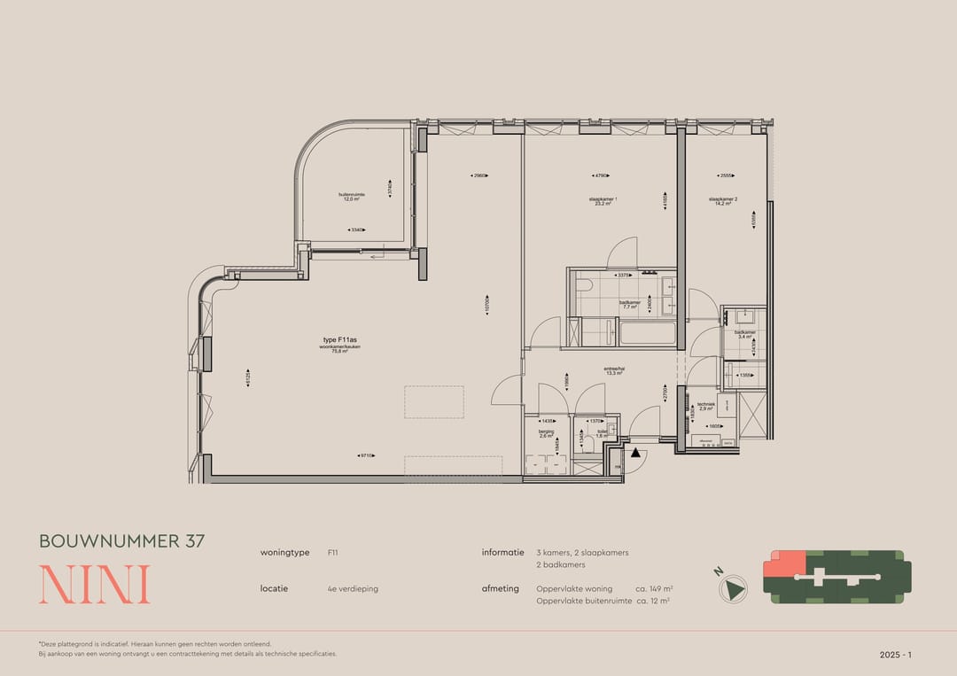 Foto 13 van F11 (Bouwnr. 37)