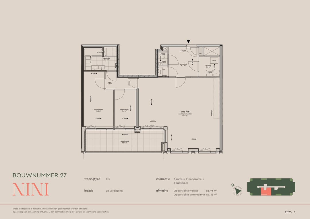 Foto 13 van F15 (Bouwnr. 27)