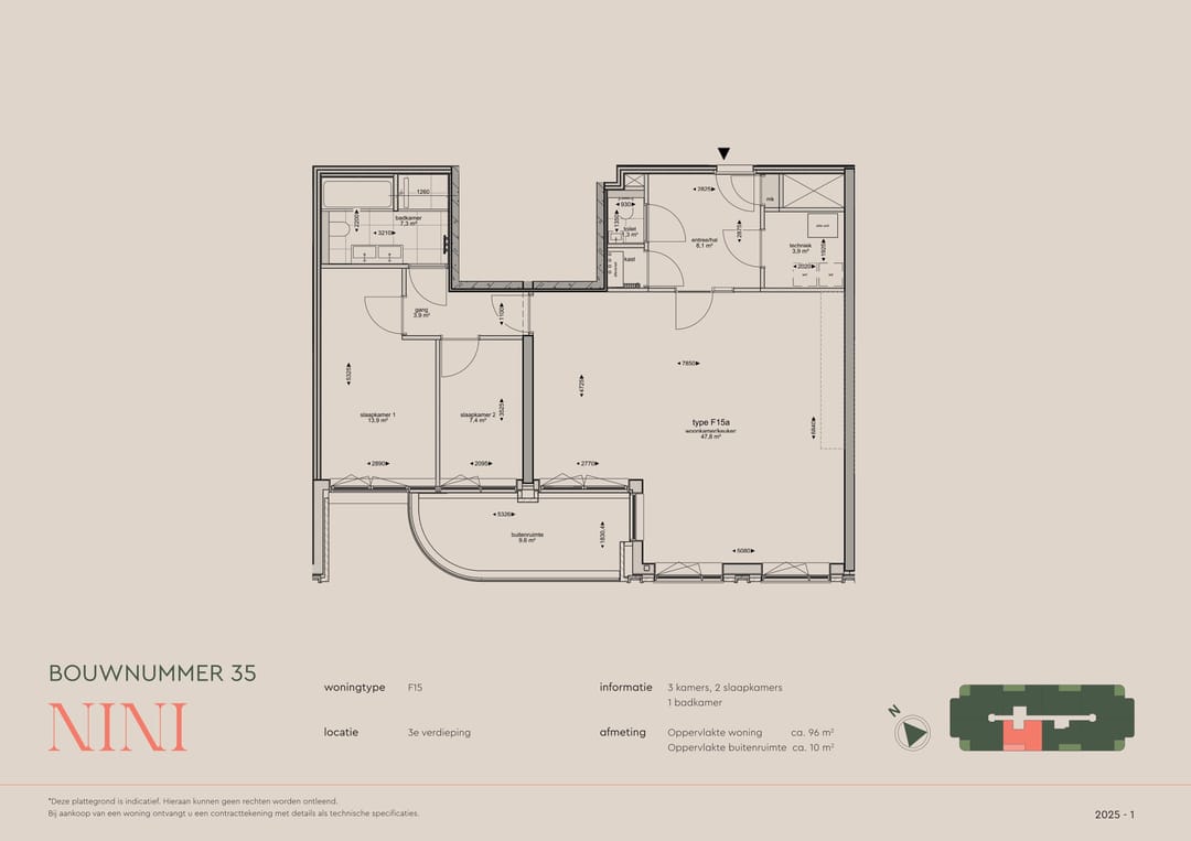 Foto 13 van F15 (Bouwnr. 35)