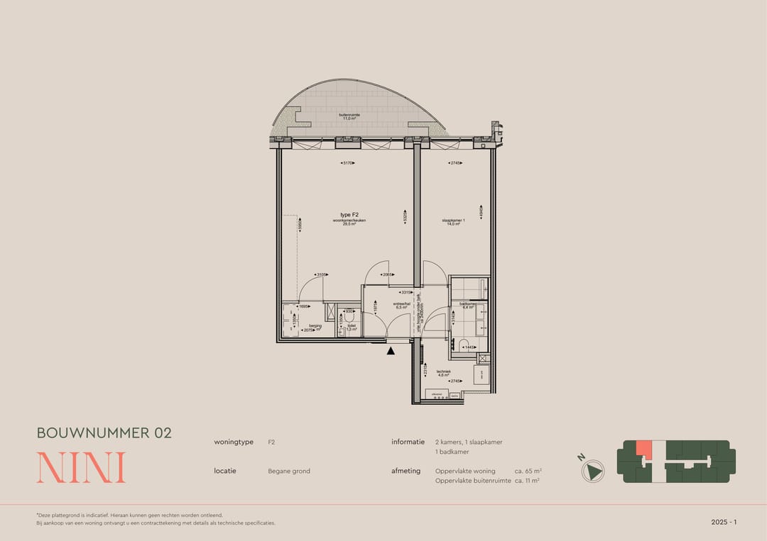 Foto 13 van F2 (Bouwnr. 2)