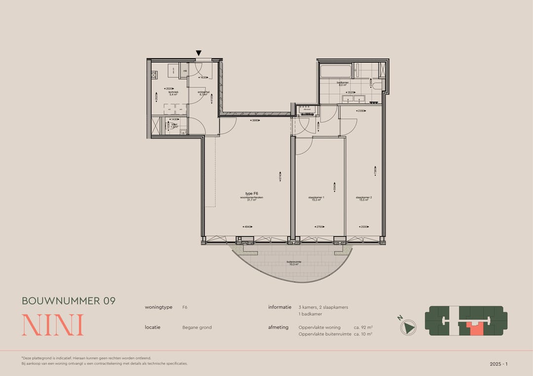 Foto 13 van F6 (Bouwnr. 9)