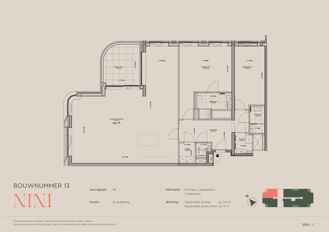 Foto 13 van F8 (Bouwnr. 13)