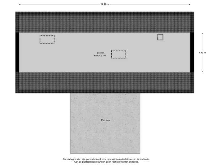 1e verdieping bijgebouw