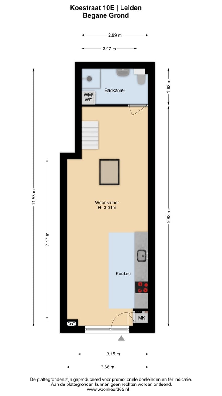 Foto 16 van Koestraat 10-E