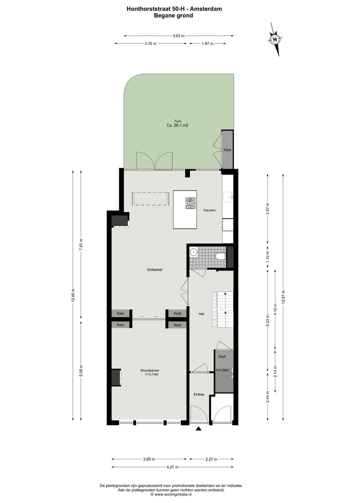 Foto 41 van Honthorststraat 50-H