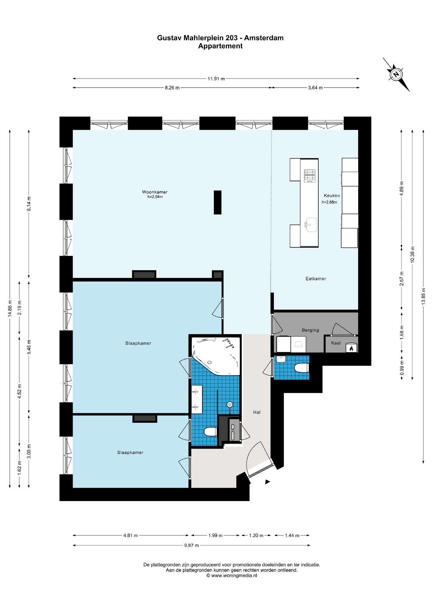 Foto 40 van Gustav Mahlerplein 203