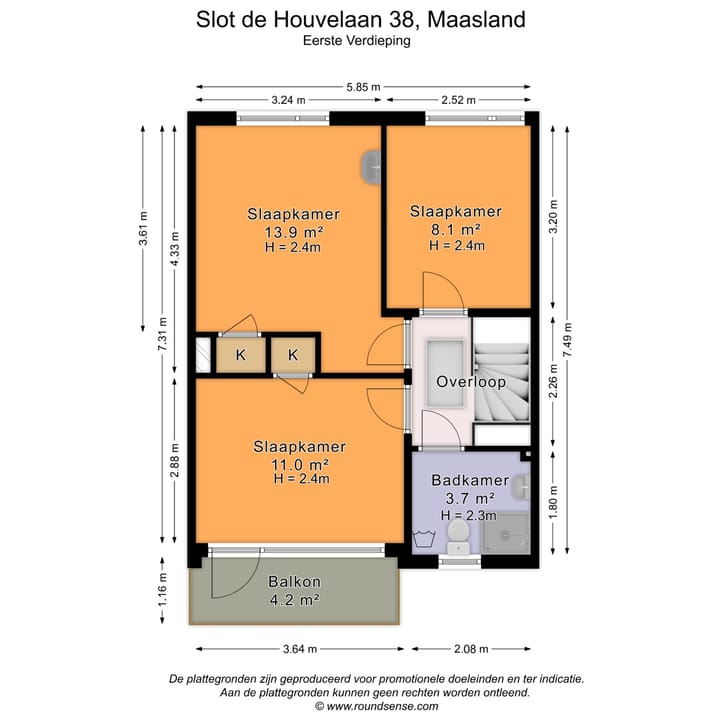 Foto 42 van Slot de Houvelaan 38