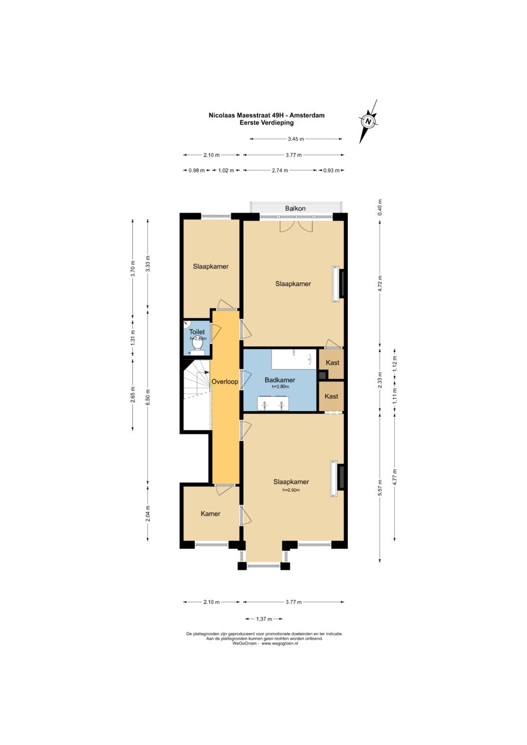 Foto 34 van Nicolaas Maesstraat 49-H