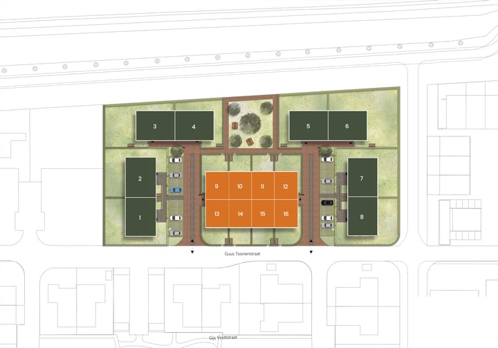 Foto 4 van LEVENSLOOPBESTENDIGE SCHUURWONINGEN (Bouwnr. 9)