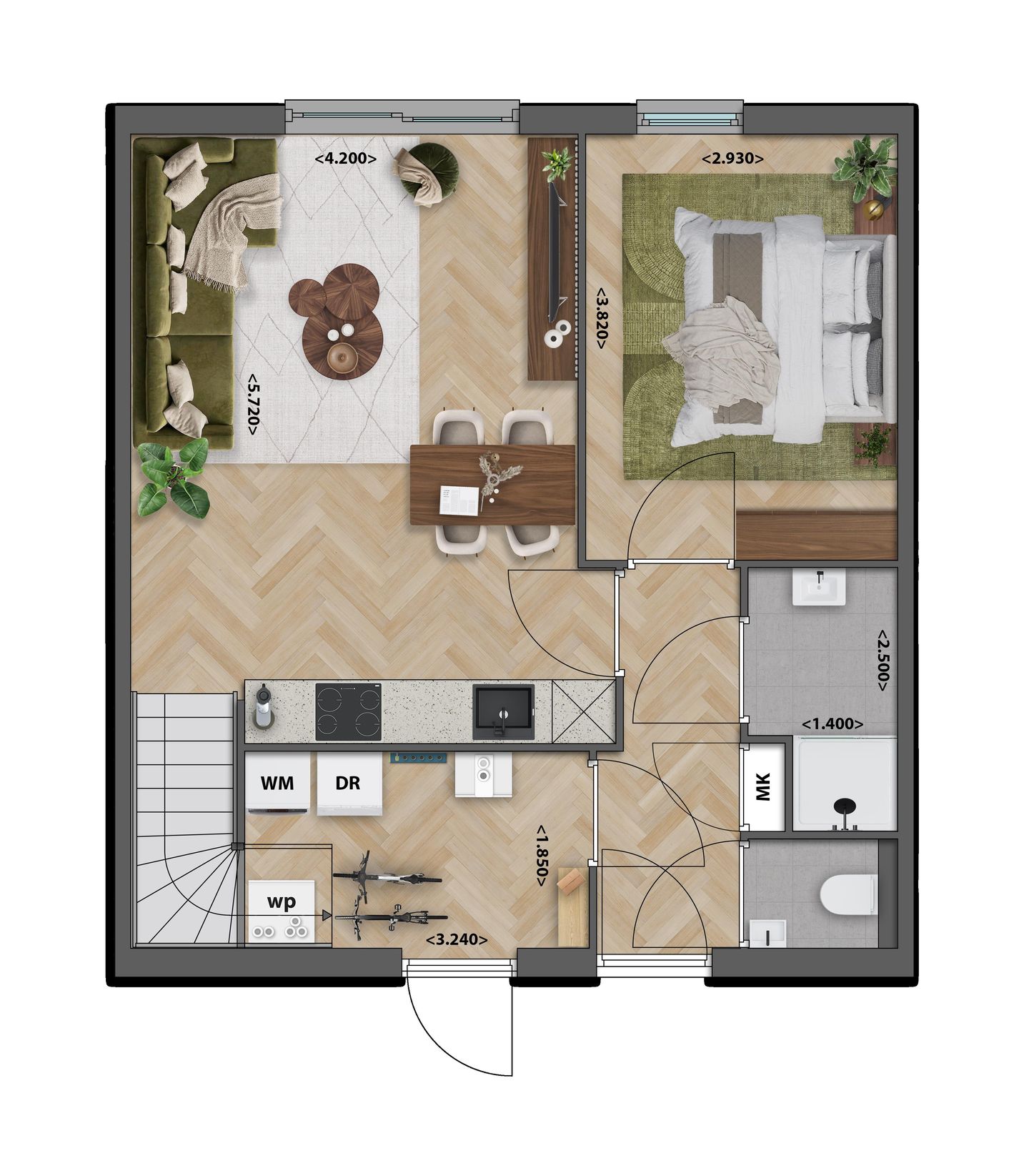 Foto 5 van LEVENSLOOPBESTENDIGE SCHUURWONINGEN (Bouwnr. 10)