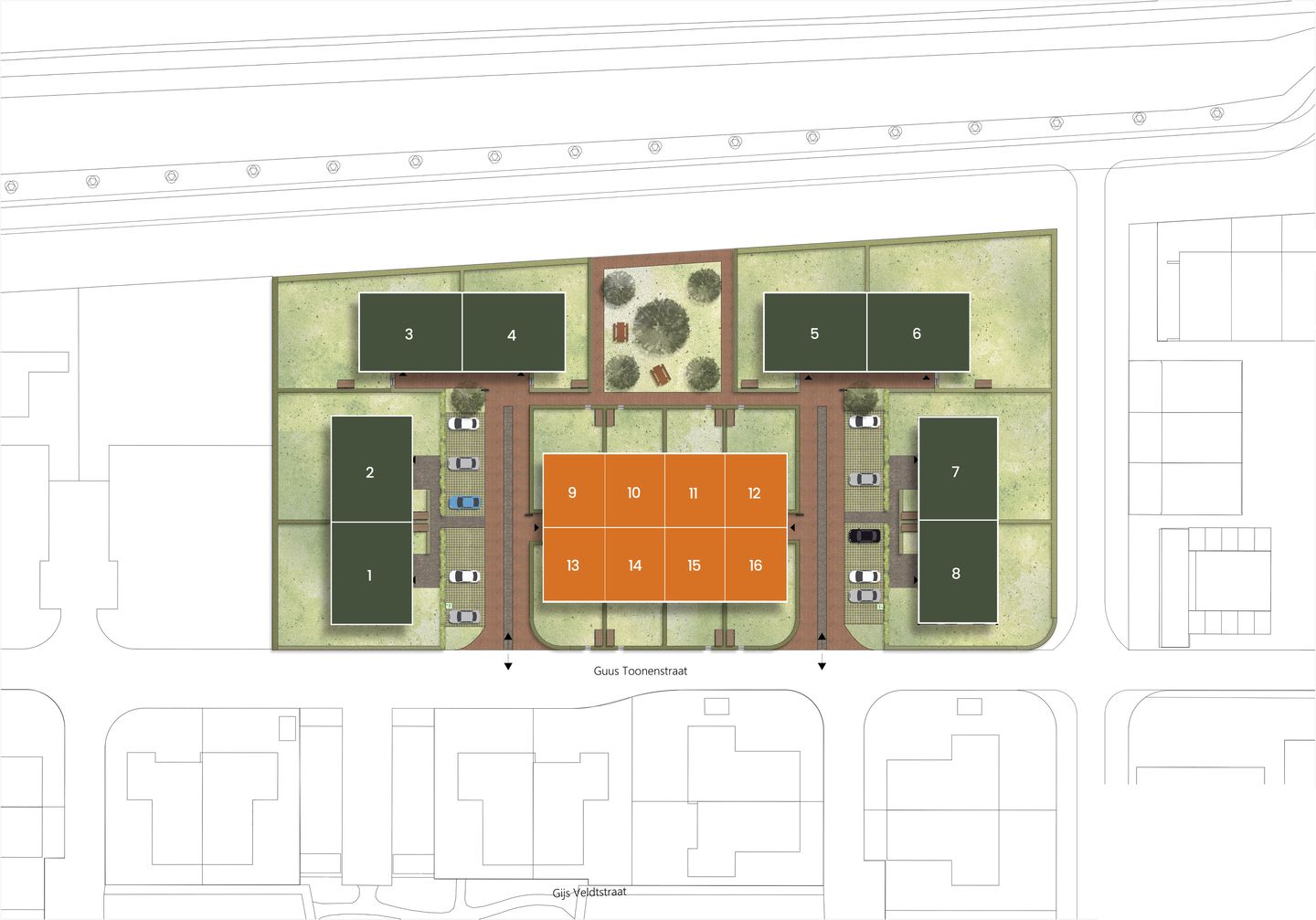 Foto 5 van HALFVRIJSTAANDE ERFWONINGEN (Bouwnr. 5)