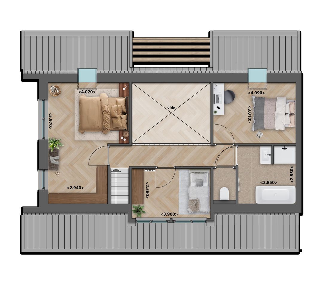 Foto 7 van HALFVRIJSTAANDE ERFWONINGEN (Bouwnr. 5)