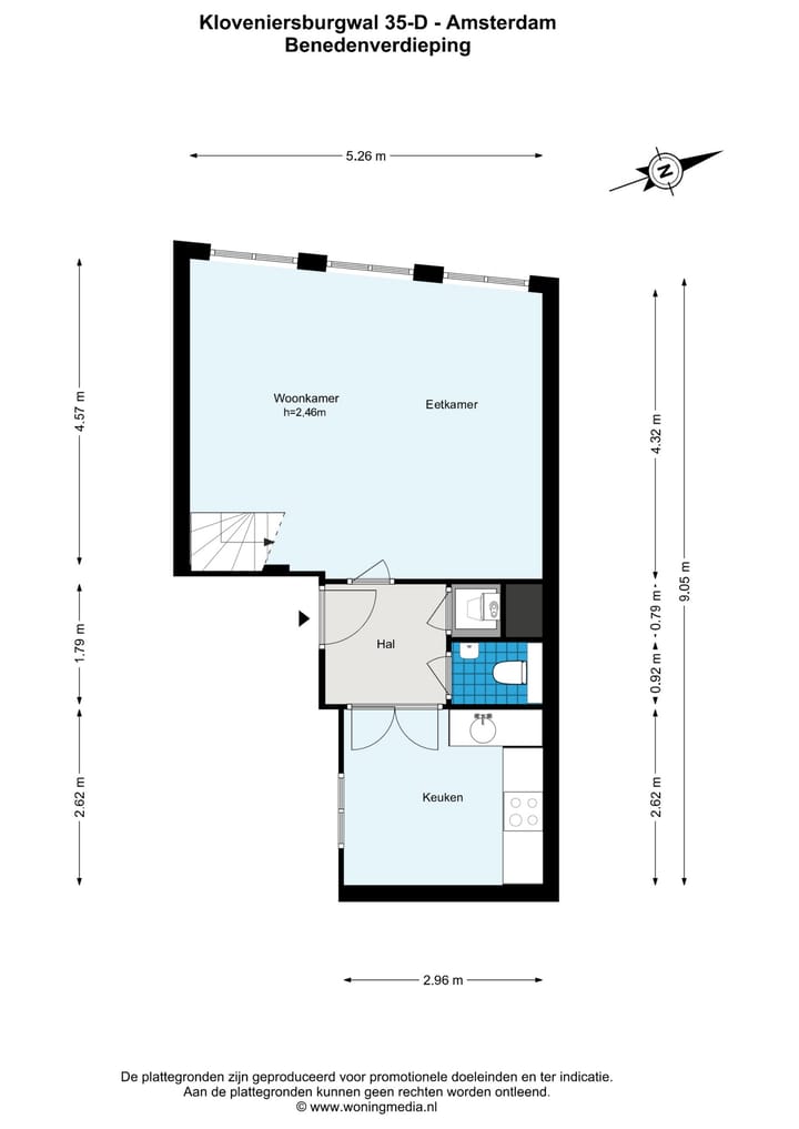 Foto 22 van Kloveniersburgwal 35-D