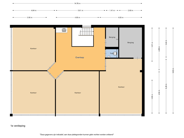 1e verdieping