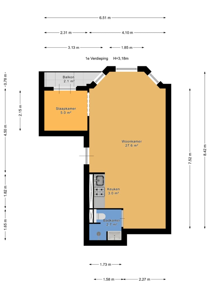 Foto 18 van Valkenboslaan 72-C