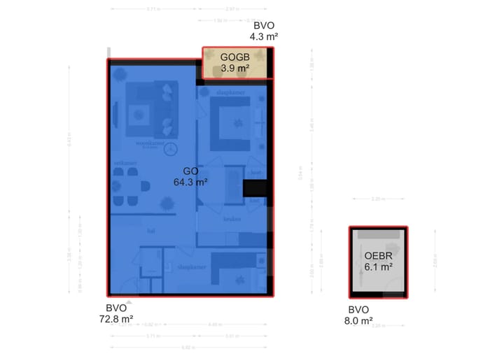 Foto 39 van Bontekoestraat 13-5