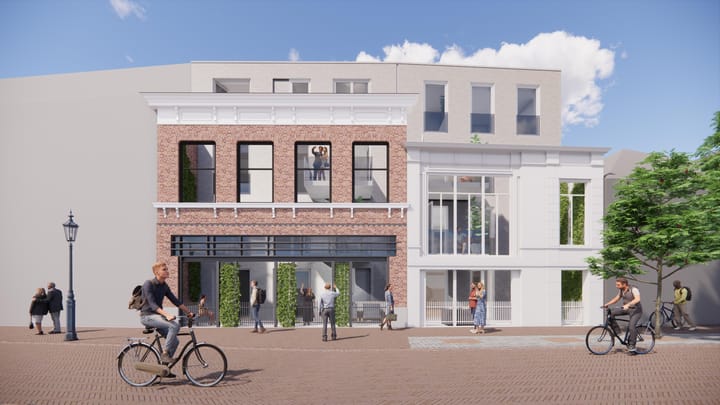 Image of Appartementen Apartment with shared street entrance