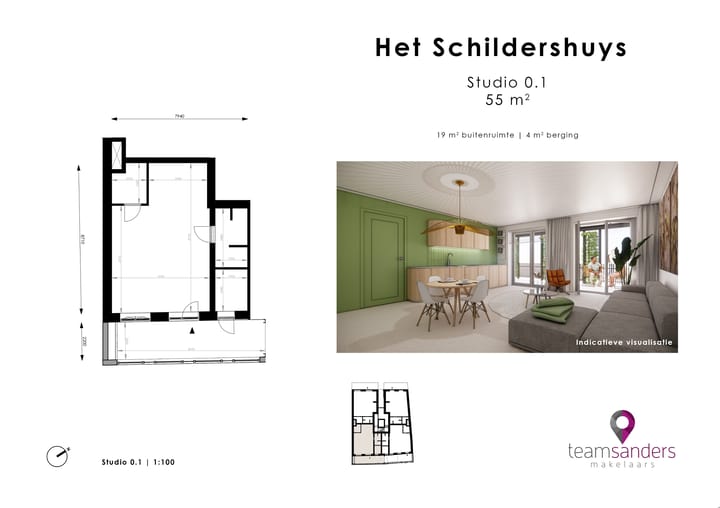 Photo 5 of Studio (Bouwnr. 0.1)