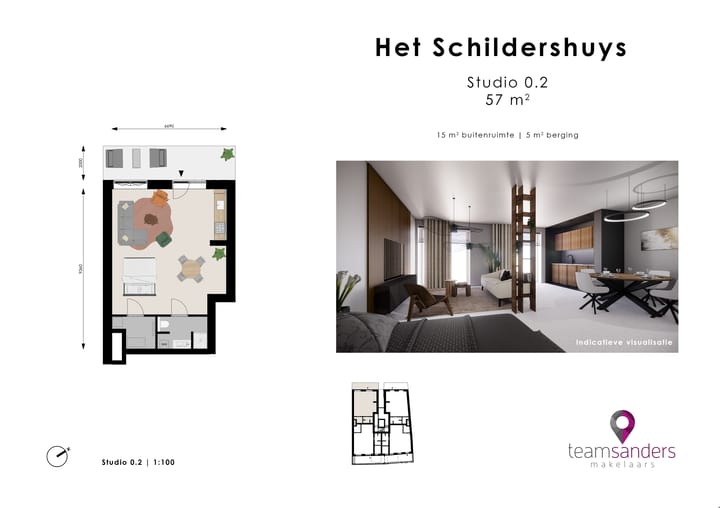 Foto 2 van Studio (Bouwnr. 0.2)