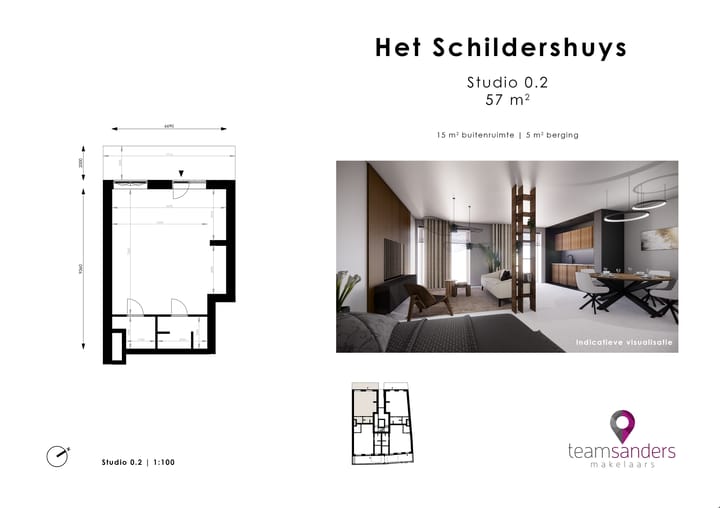 Foto 3 van Studio (Bouwnr. 0.2)