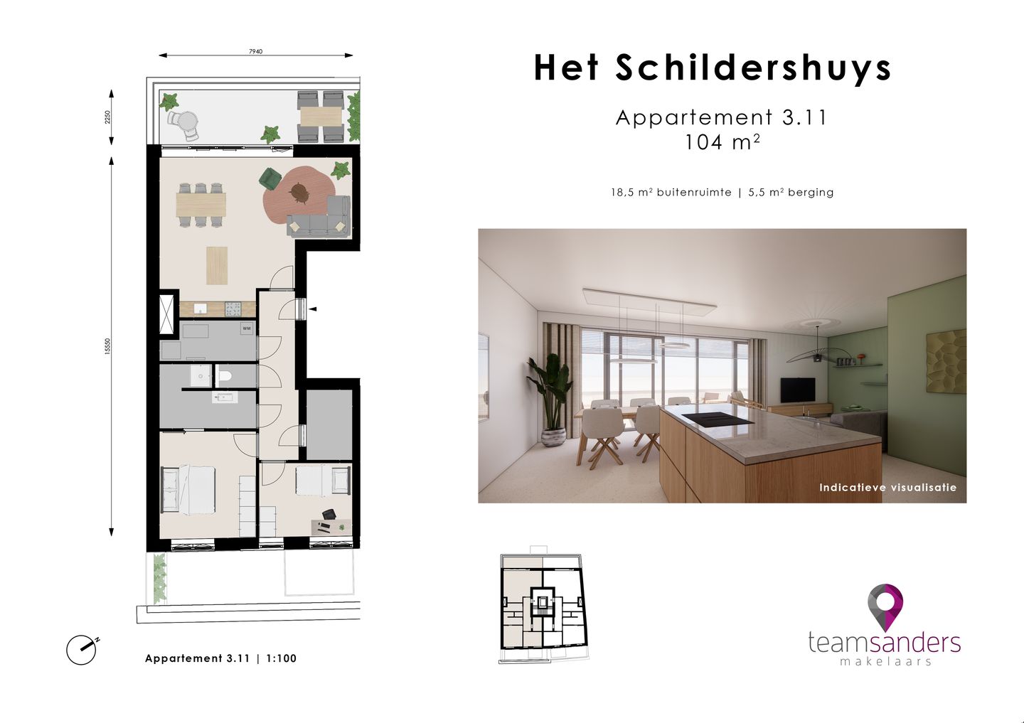 Foto 4 van Penthouse (Bouwnr. 3.11)