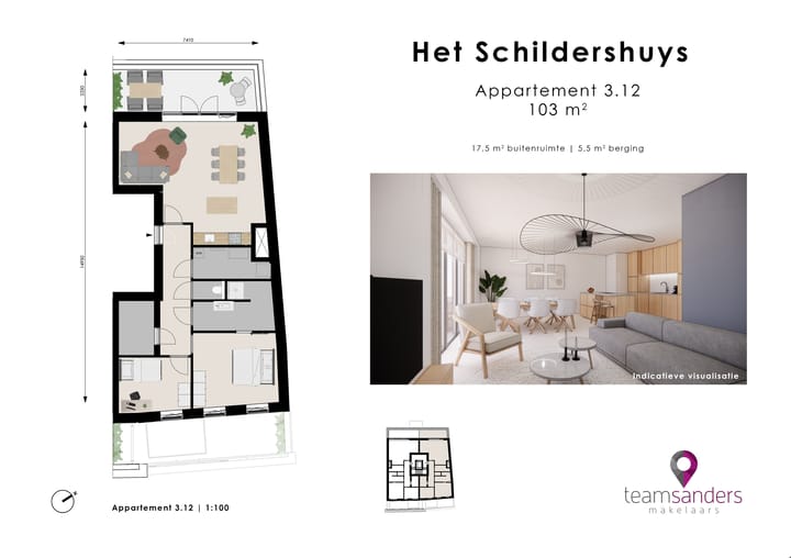 Photo 5 of Penthouse (Bouwnr. 3.12)