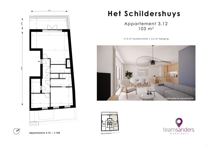 Photo 5 of Penthouse (Bouwnr. 3.12)