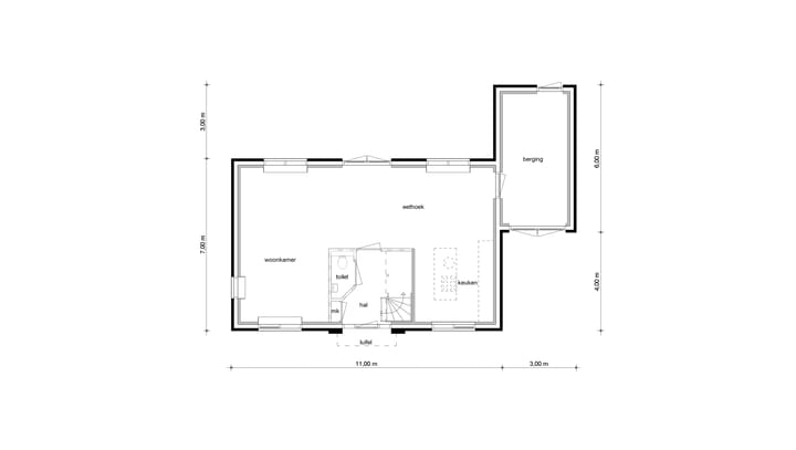 Foto 2 van Vroomshoop Oost fase 3 - 6 vrijstaande woni (Bouwnr. 8)