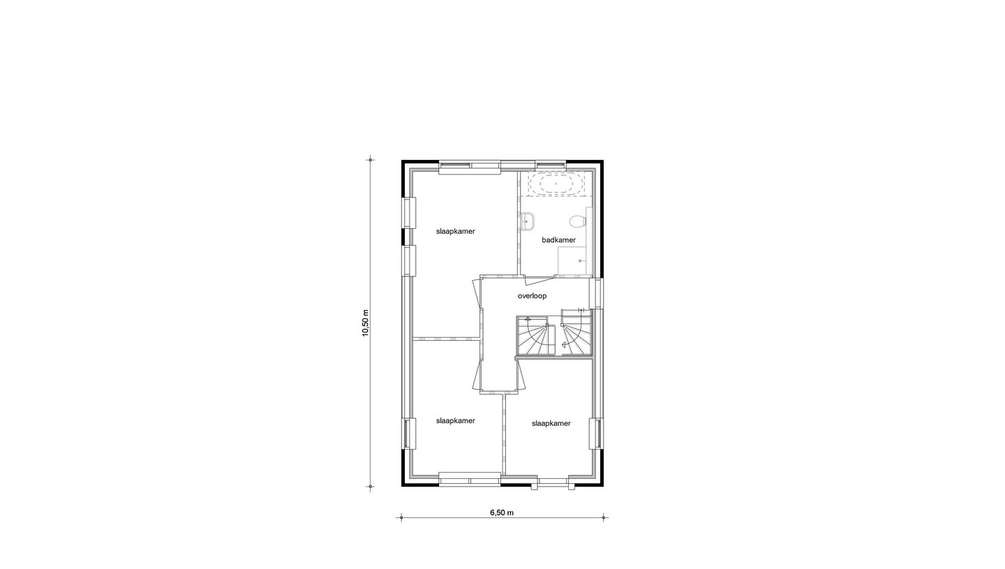 Foto 5 van Vroomshoop Oost fase 3 - 6 vrijstaande woni (Bouwnr. 8)